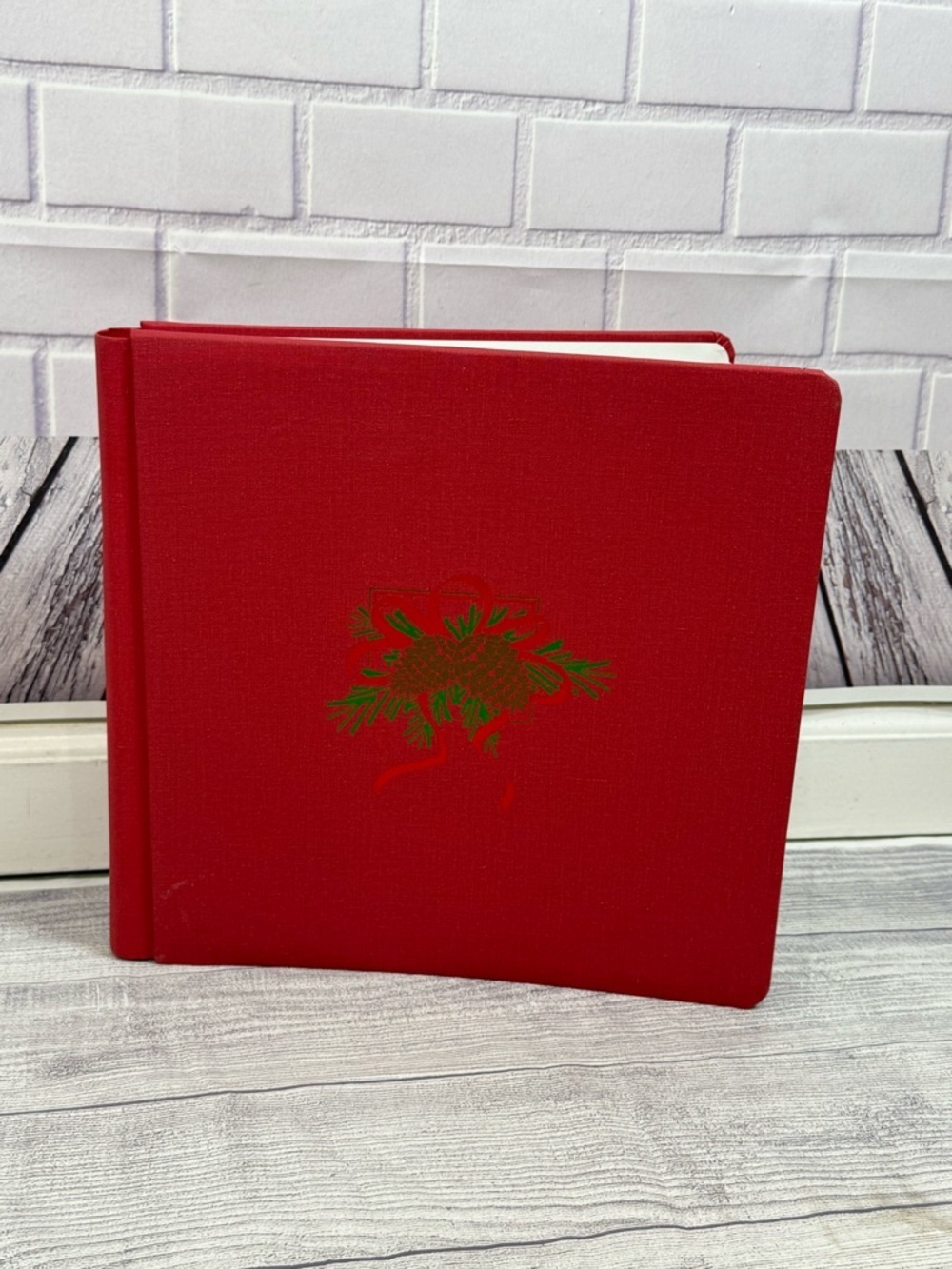Creative Memories Holiday 1997 Scrapbook Album Limited Edition Red Vintage